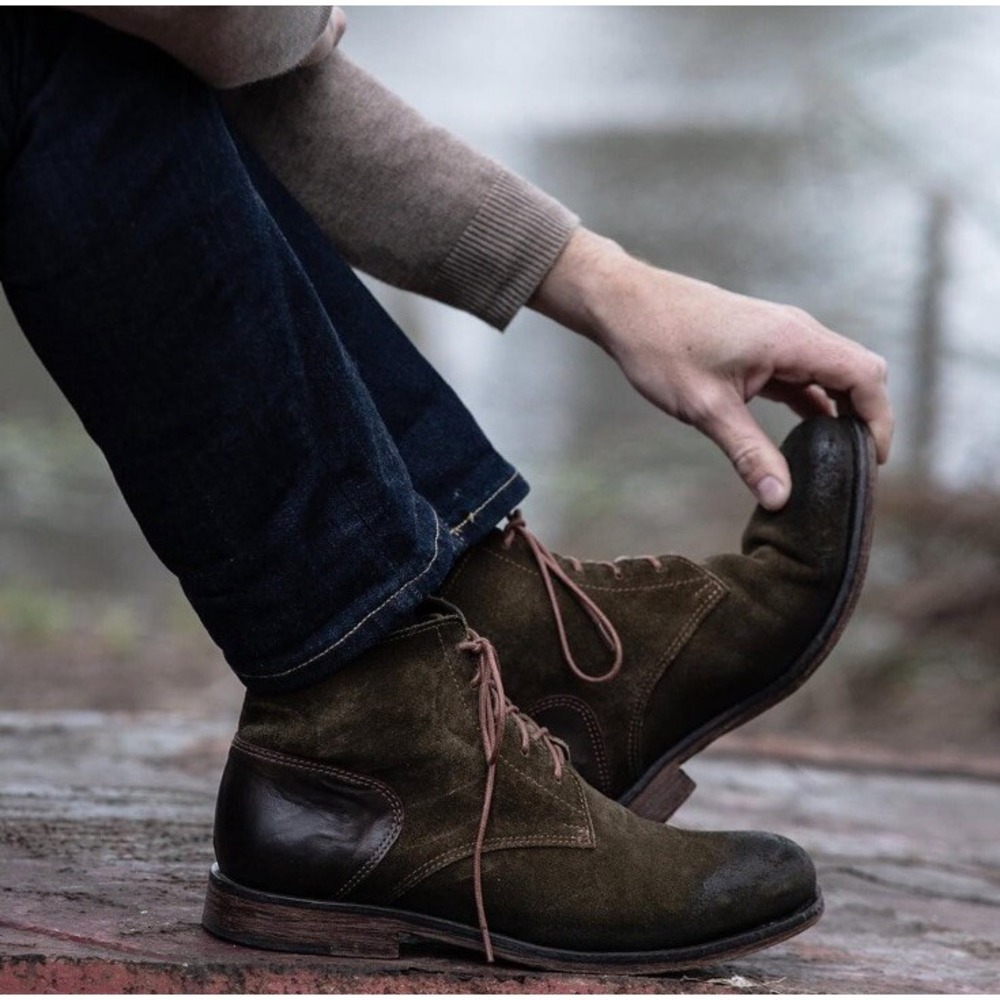 Capita Craft Boots B.Rebel - Suede Leather Mossy‎ Olive Size 45